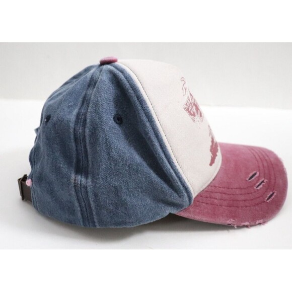 Beach Sea Hat Cap Adjustable Strapback Distressed‎ - Picture 3 of 5